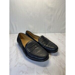 Alan Payne Wellesley Venado Loafer Black Excellent Condition Pebbled Leather 11